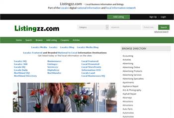  Listingzz.com  - Local Business information and listings